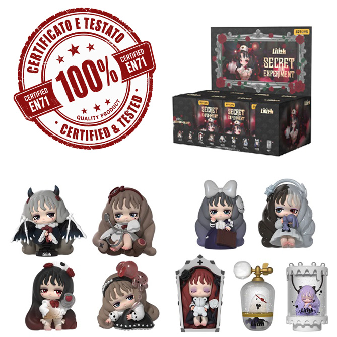 LILITH – SECRET EXPERIMENT 11cm Personaggini In Blind Box (xcm) In espo da 8pz 9ass…x8…x96